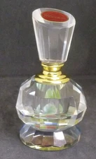 Murano Cristalleria D’ Arte Perfume Bottle With Stopper and Storage Box