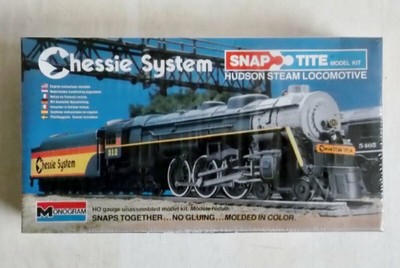 Monogram 1106 Chessie System Hudson Steam Locomotive Model Train Building Kit 76513011062 | eBay
