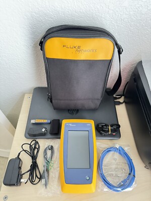FLUKE NETWORKS LIQ-100 LINKIQ CABLE & NETWORK TESTER 10BASE-T REMOTE ID 1