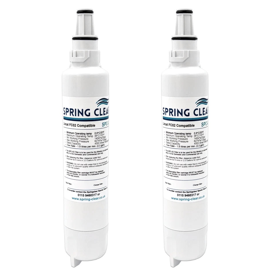 Filtro de agua compatible 3M AP2-C401-SG de SpringClear Ltd - SPC-02 - PAQUETE DE 2