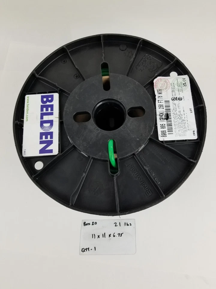250' Belden 8908 005 Cable de Conexión 8 AWG PVC Aislado 600V Estilo 1015/1231 NUEVO Foto 3 de 4