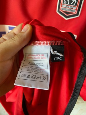 Maillot Extérieur Ipswich Town 2008/2009 Taille L/XL - Mitre - Rouge
