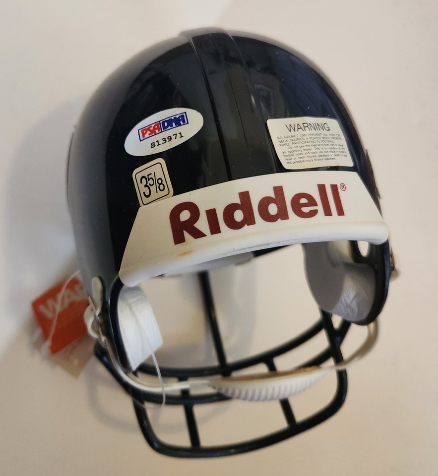 WALTER PAYTON SIGNED CHICAGO BEARS RIDDELL MINI HELMET -- PSA/DNA ...
