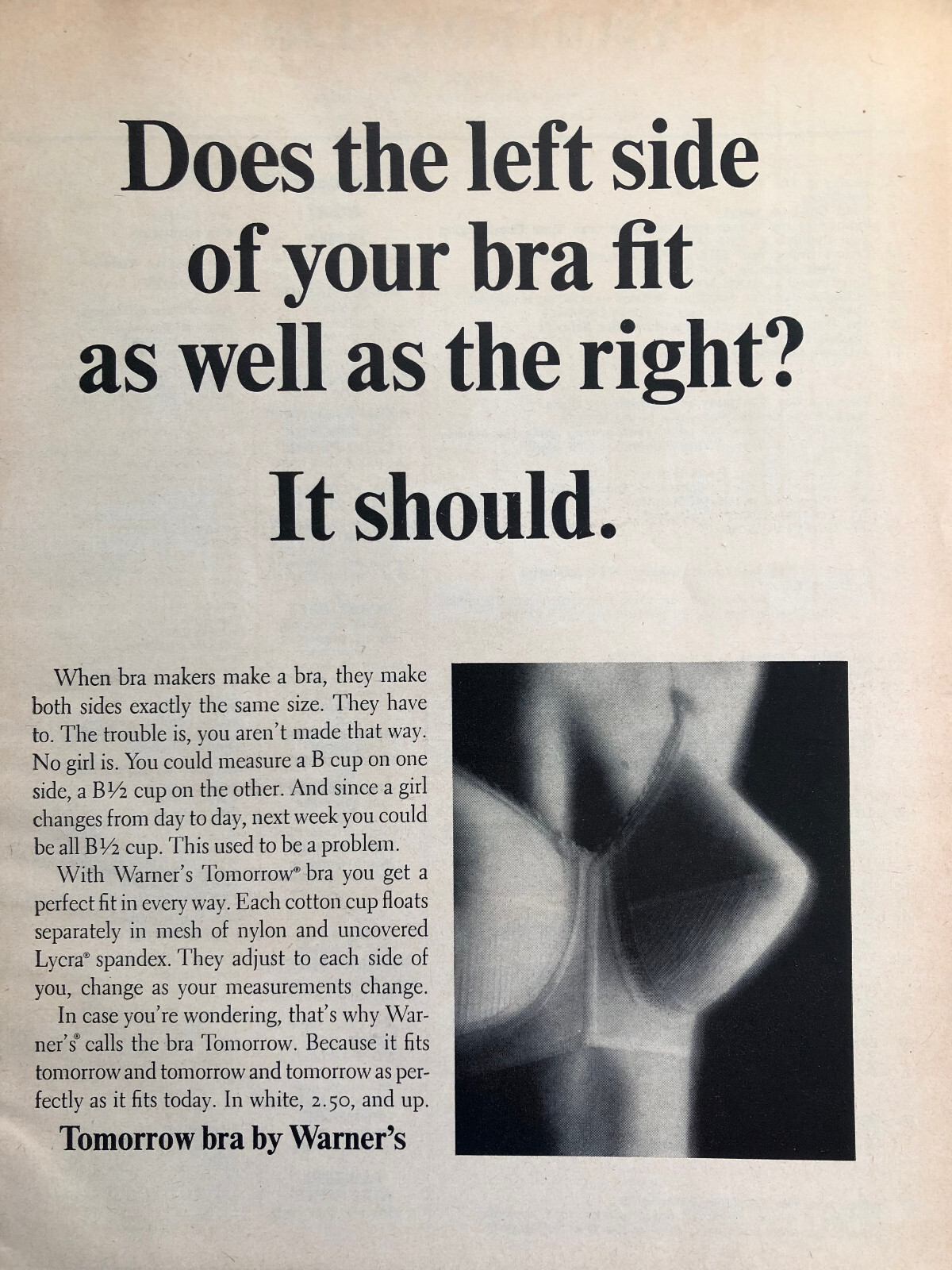 Collectible 1964 Warner Bra Brassiere women's clothing ad B015 | eBay