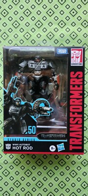 Transformers Generations Studio Series Deluxe Class 2019 HOT ROD No 50, New
