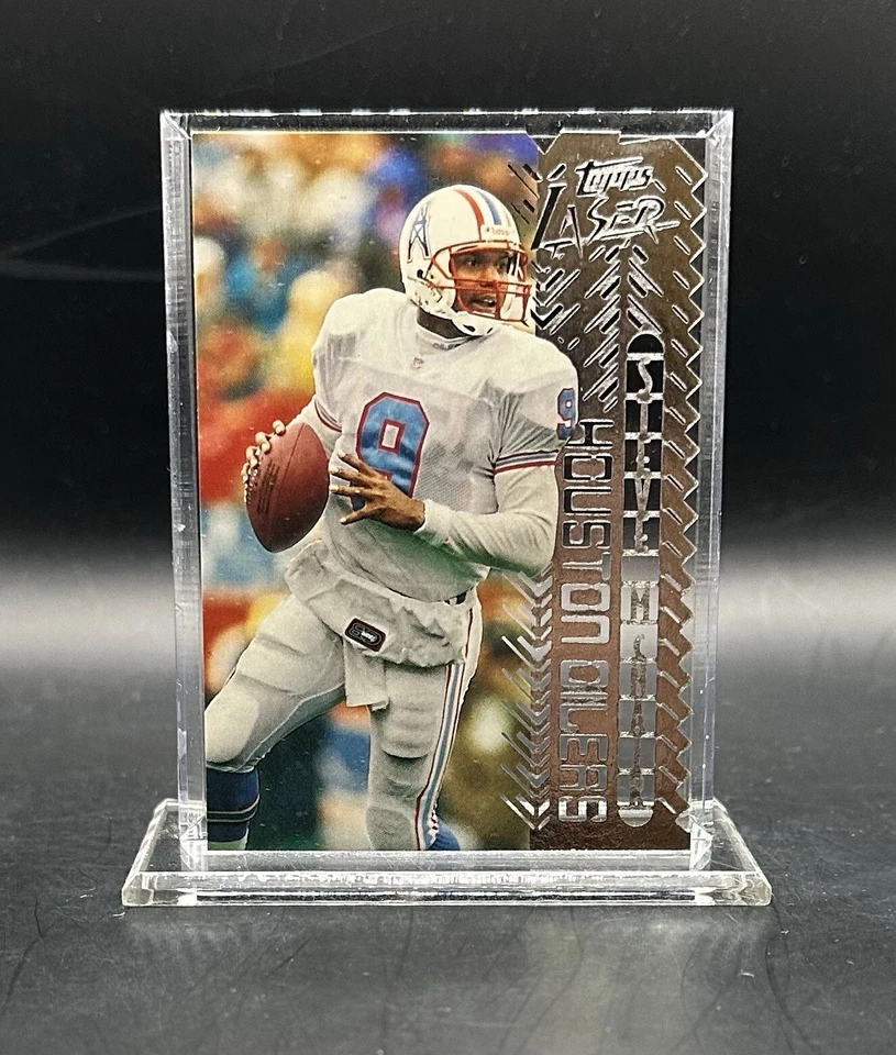 STEVE MCNAIR 1996 TOPPS LASER DIE CUT HOUSTON OILERS #43 HOF Alcorn St SP - Image 2 of 3