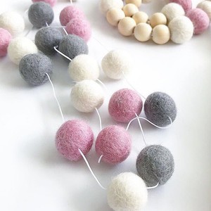 2pcs Guirlande De Boule Laine Chaine Suspendu Decoration Chambre A Coucher Ebay