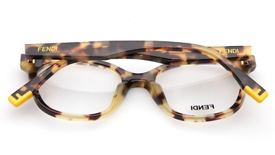 NEW FENDI FE50023I 055 Tortoise EYEGLASSES GLASSES 51-18-145  display picture 1