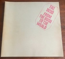 The Who: Official 'From the Bush to the World' Tour Programme (2000)