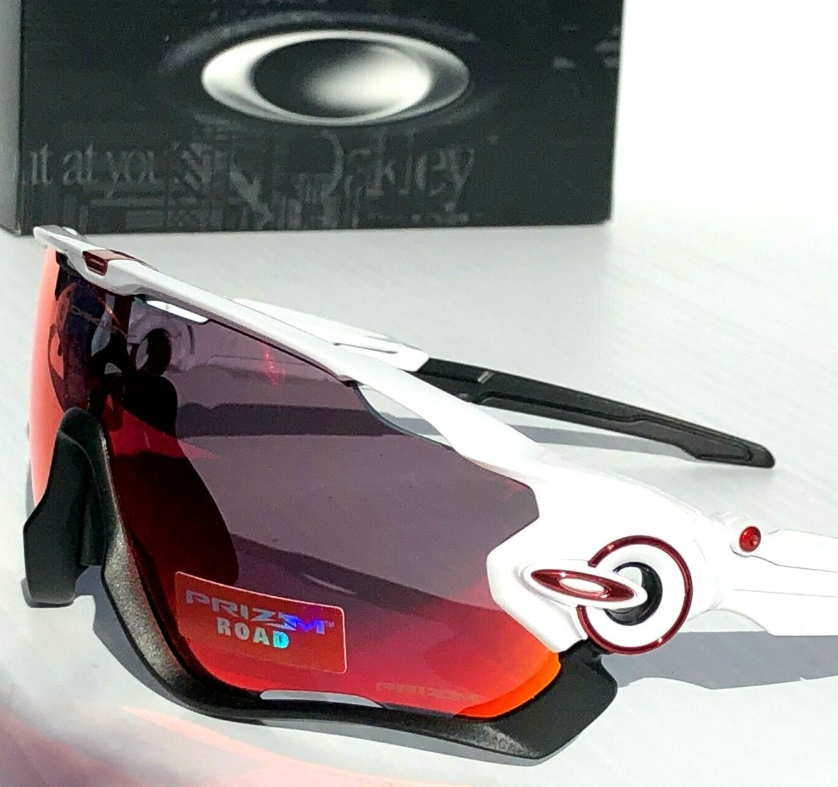 Oakley Prizm Jawbreaker Polished White W/ Prizm Road Lenses
