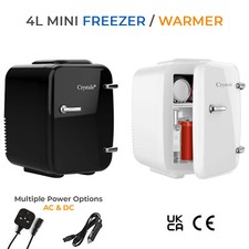 4L Portable Mini Fridge Table Top Electric Small Cooler Bedroom Ice Box Warmer