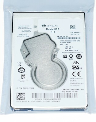 NEW Seagate 1TB Laptop HDD SATA III 128MB 2.5'' ST1000LM035 7mm  Hard Drive