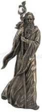 Merlin Bronze Figurine 28 Cm