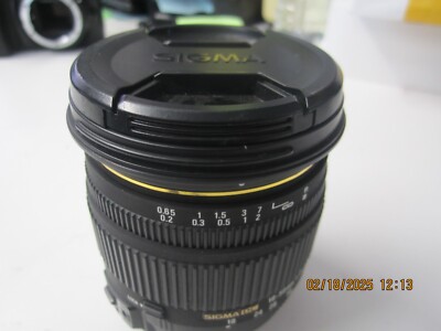 Nikon Fit Sigma DC 18-50mm 1:2.8 EX MACRO HSM Objektiv mit Frontkappe (ohne Rückdeckel)
