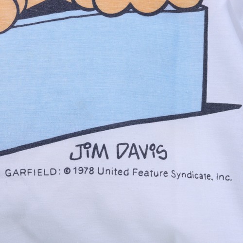 Funda de almohada vintage 1978 Jim Davis Garfield estándar 20x30 y sábana plana completa - Imagen 3 de 16