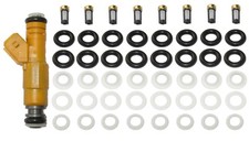 Bosch Type 3 Fuel Injector Service Kit 8 Cyl Filters O-rings Retainers - Ev6