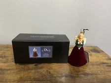 Joy To The World Glitterazzi Red Velvet Angel. 6in POLAND ZKP2363RVG