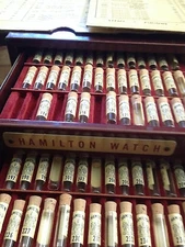 Genuine Hamilton Watch Parts From Vintage Watchmaker's Material Case Select one 