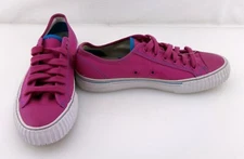 PF Flyers Shoes Center Reissue Ox Fuschia Pink Sneakers Mismatch Womens 6.5/7.5