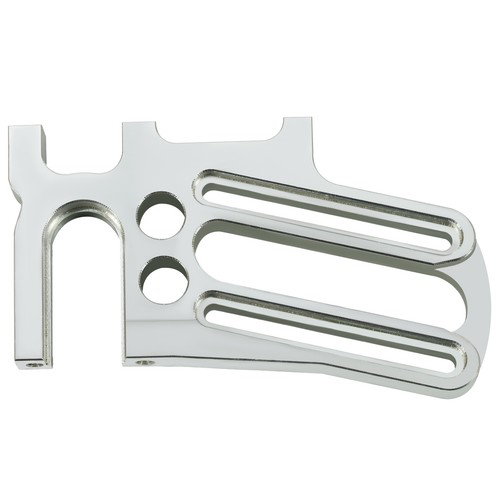 Motor Mount For Large Pinions 1/5 Motor Castle Arrma Limitless Aluminum Silver - Picture 2 of 16