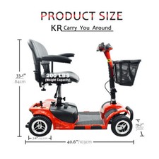 LOCAL PICKUP ONLY Electric Mobility Adult Scooter 265lbs Weight Capacity