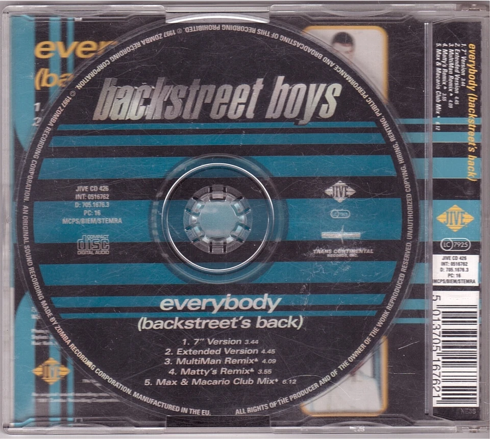 Backstreet Boys - Everybody (Backstreet's Back) (Maxi-CD 1997) - Bild 2 von 2