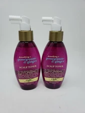 2x OGX POMEGRANATE & GINGER SCALP TONER 4 Ounce ea c6