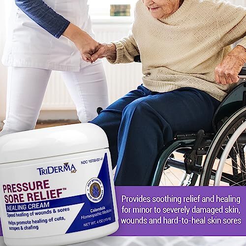 MD Pressure Sore Relief Healing Cream for Bed Sores Treatment, Ulcers