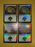 FOIL Forest x4 Kaladesh 4x #262, #263 and #264 Magic the Gathering MTG