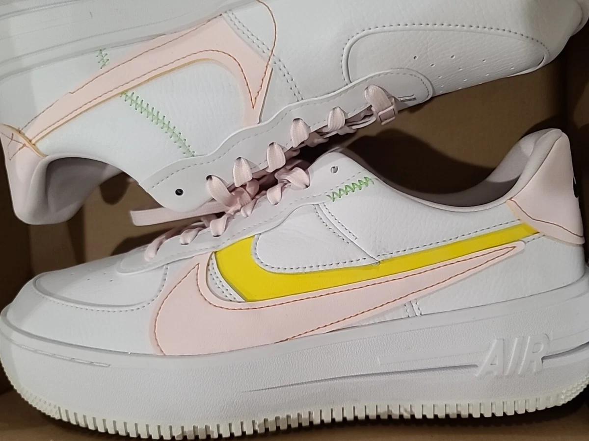 Nike yellow cheap platform shoes