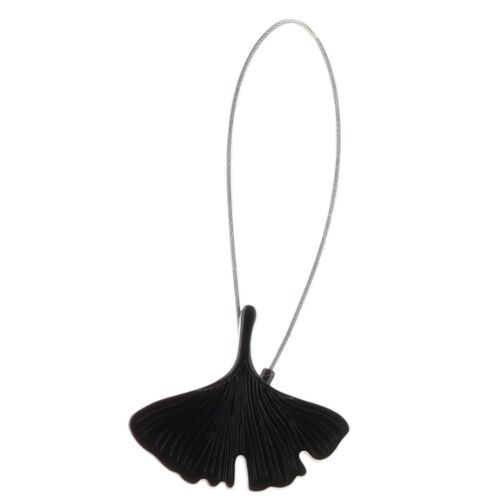 Magnetic Metal Curtain Tiebacks with Ginkgo Leaf Design – No Installation Needed - Picture 14 of 37