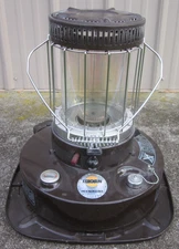 Kero-Sun Moonlighter kerosene heater - lantern - stove w/ clear globe made Japan