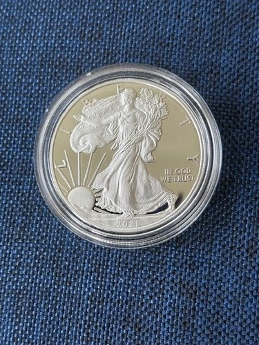 US Mint 2021-W AMERICAN EAGLE SILVER PROOF Type-1 / 1 oz / OGP