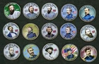 Civil War, Iraqi War, Desert Storm Colorized Half Dollars Lot of 29