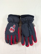 VTG Cleveland Indians Winter Gloves YOUTH3M Thinsulate. Leather Palm Chief Wahoo