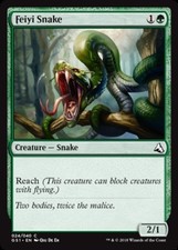 Feiyi Snake 024/040 Near Mint GS1 Global Series Jiang Yanggu & Mu Yanling MTG Ma