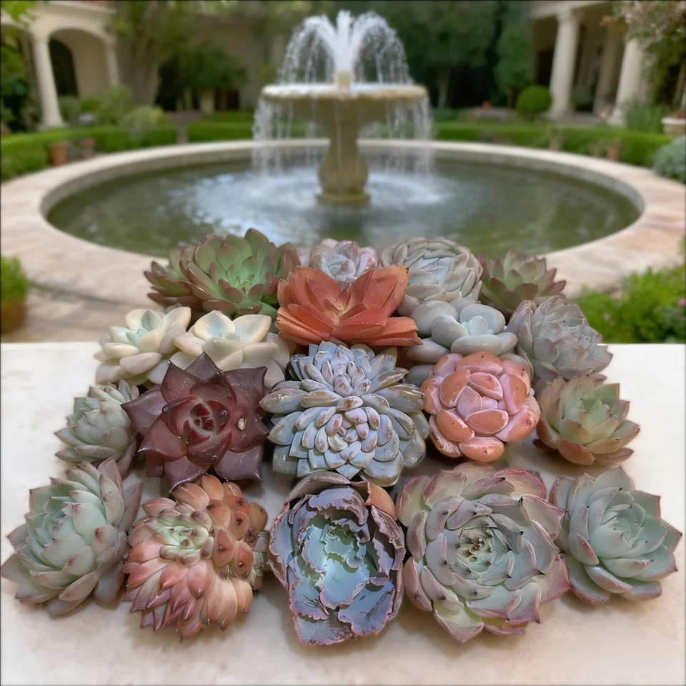 Live succulents 12 pcs Mix assorted succulents, bare root soilless pots - Image 4 of 4