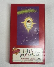 Christmas Cards 1984 Dayspring Little Inspirations Jesus Light Of The World… VTG