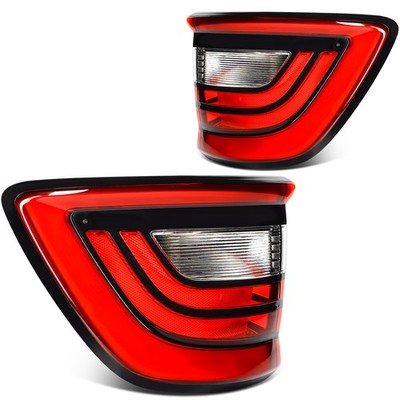 Pair Outer Full LED For 2014-2025 Dodge Durango Tail Lights Assembly