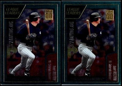 Todd Helton/Nomar Garciaparra (2) Card Lot - UNIQUE FIND   ONE OF A KIND