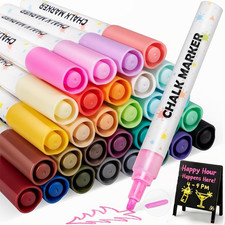 Chalk Markers - 30 Washable Liquid Chalk Markers for Blackboard,Window Markers P