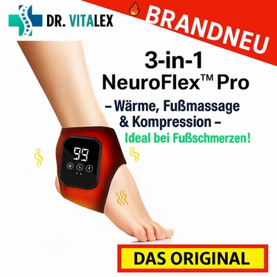 MAVURA Dr. Vitalex NeuroFlex™ Pro - Masaje de pies, función térmica y compresión - en Footsc