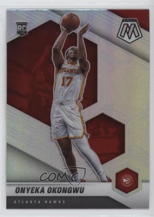 2020-21 Panini Mosaic Rookie Silver Prizm Onyeka Okongwu #225 Rookie RC 0z2o