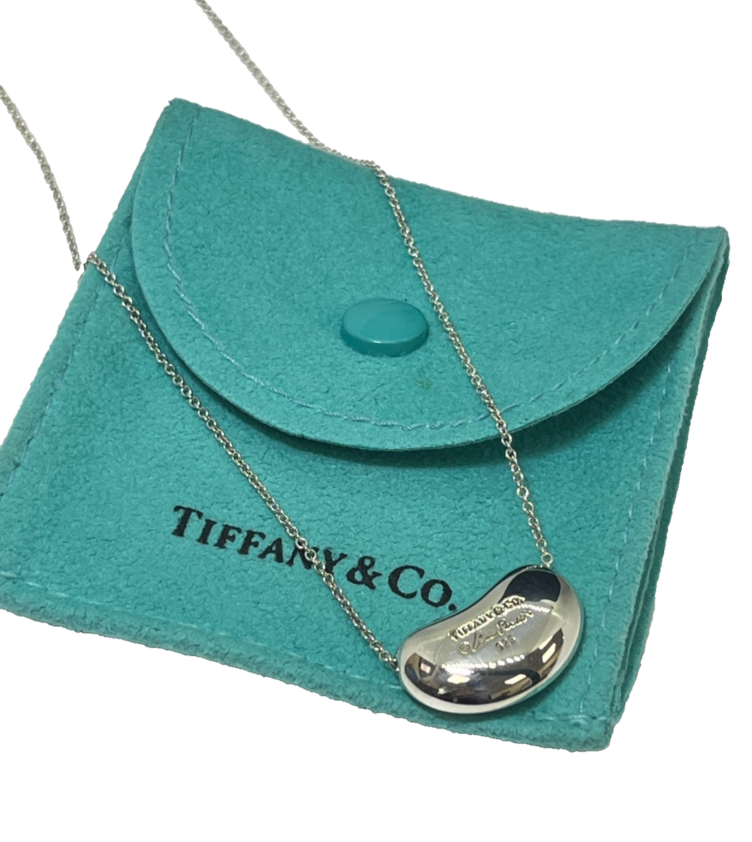 Tiffany Bean Necklace Meaning Elsa Peretti® Bean Design Pendant In - Main Image