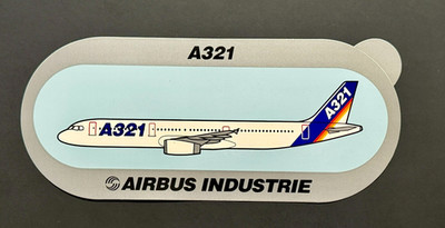 Airbus Industrie A321 Aircraft Sticker (Version 1)