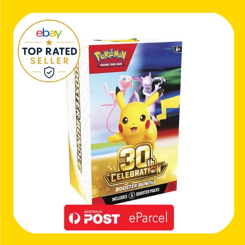 ✅CONFIRMED PRESALE✅ Pokemon 30th Celebration Booster Bundle NEW SEALED