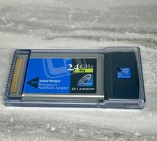 Cisco Linksys WPC54G Wireless-G Notebook Adapter CardBus Adaptor Card Laptop PC
