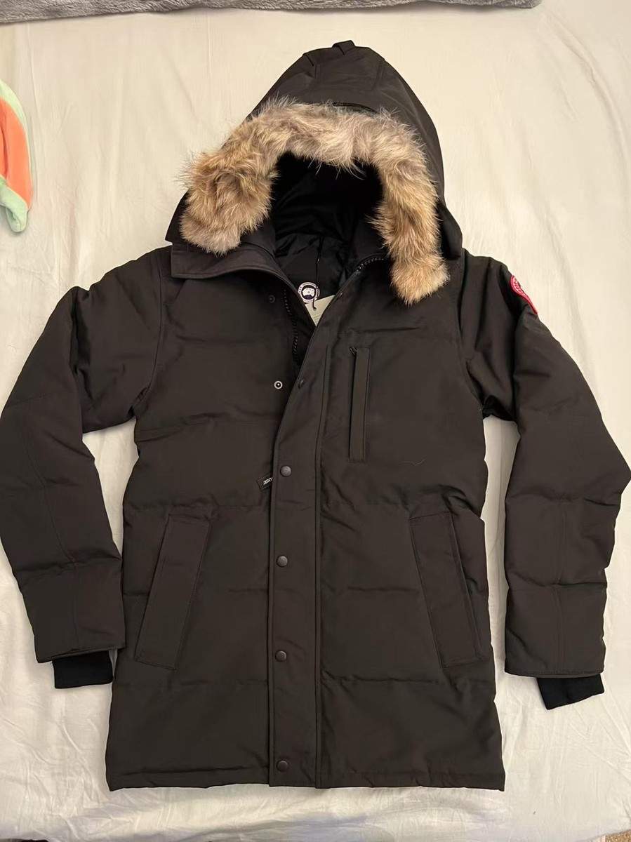 Brand New Canada Goose Men Carson Mid Parka, Black, Small | eBay