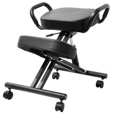 Ergonomic Kneeling Chair with Wheels,X-Shaped...