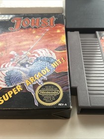 Joust Nintendo NES Box Game Styrofoam Sleeve No Manual Tested Clean